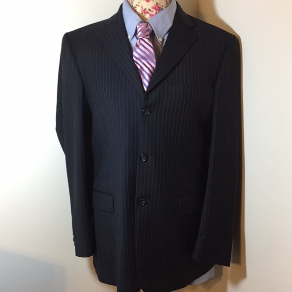 suit with burberry tie
